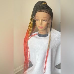 Feed-in Ponytail Braided Wig